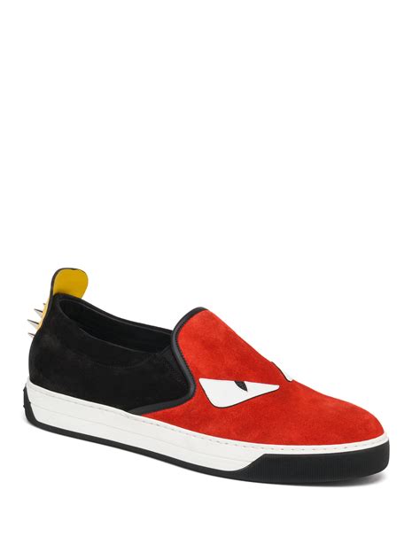 fendi men slip on|Men's Luxury Sneakers & Low.